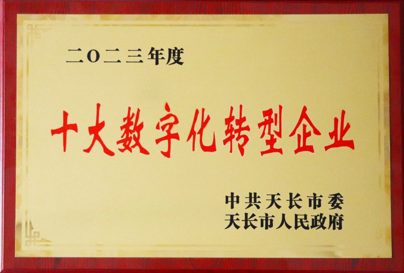 2023年天長(cháng)市十大數字化轉型企業(yè)